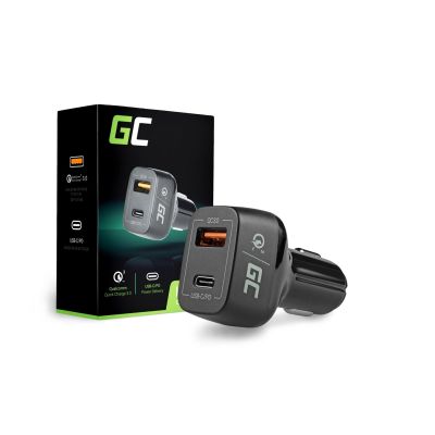 GREEN CELL USB-C KFZ-LADEGERÄT 30W PD + USB