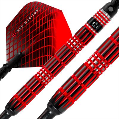 34. Harrows RED HORIZON 90 % ImperialDiamond-Darts mit weicher Spitze