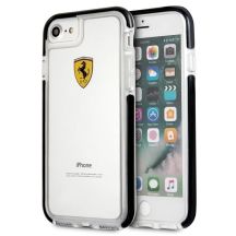 Ferrari Hardcase FEGLHCP7BK iPhone 7/8 SE 2020 / SE 2022 Stoßfest transparent schwarz