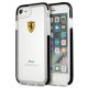 Ferrari Hardcase FEGLHCP7BK iPhone 7/8 SE 2020 / SE 2022 Stoßfest transparent schwarz