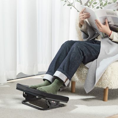24. MACLEAN ERGONOMISCHE FUSSSTÜTZE, STABIL VERSTELLBARER WINKEL MIT POLSTER MC-460