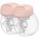 MOMCOZY S9 Pro Tragbare Milchpumpe, Rosa, Doppelpackung 0