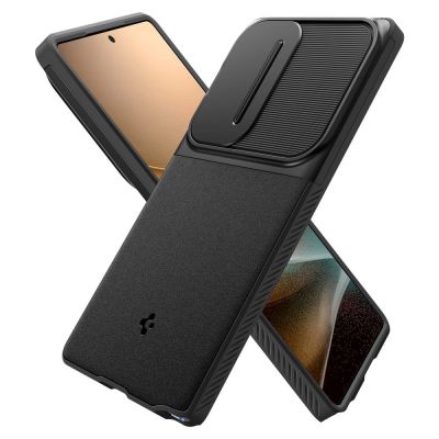 10. Spigen Optik Armor Hülle für Samsung Galaxy S25 Ultra - Schwarz
