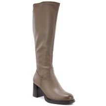 Damen-Khaki-Stiefel mit Absatz Potocki SZ12861