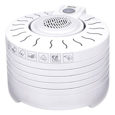 MPM MSG-01 Pilztrockner, weiß, 5 Siebe, BBA-frei, 250 W