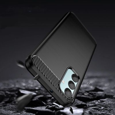 3. Tech-Protect TPUCarbon-Hülle für Samsung Galaxy M15 5G - Schwarz