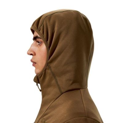 7. Berghaus Vaskye Hooded Hybrid Jacket, Größe L, Braun