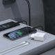 3. Dudao A27MaxCEU PD QC 35W USB-A/USB-C-Wandladegerät mit USB-C-Kabel – Weiß