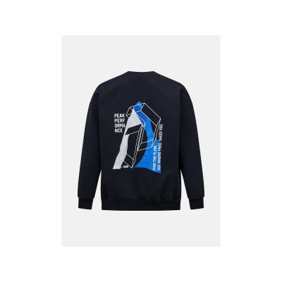 3. PEAK PERFORMANCE M Herren-Sweatshirt mit Grafikprint, schwarz