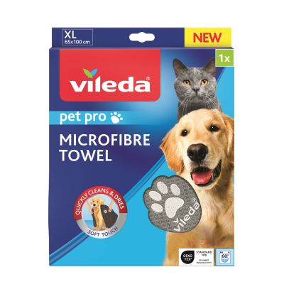 3. Vileda PET PRO XL Mikrofaser-Haustierhandtuch