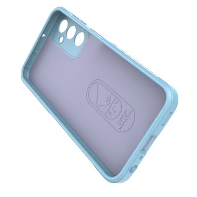 5. Magic Shield Case für Samsung Galaxy A24 4G flexible Panzerhülle Hellblau