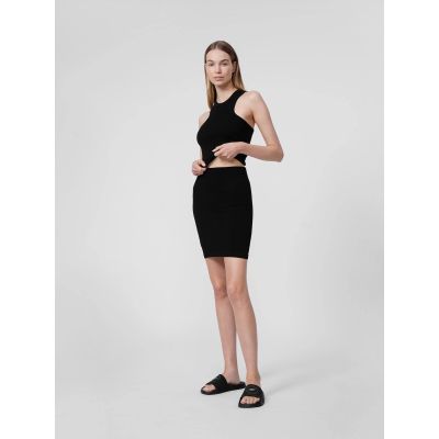 4. Damen Rippstrick Crop Top 4F