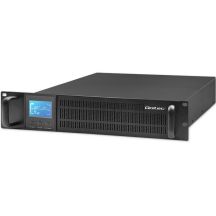 USV-Rack Qoltec Reiner Sinus LCD 3000VA 2400W Notstromversorgung