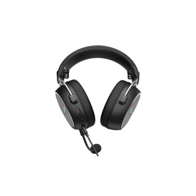 3. HATOR Hypergang 3 USB-Gaming-Headset (kabelgebunden & kabellos) mit Bügel, USB Typ-C / USB Typ-A, Bluetooth, Schwarz