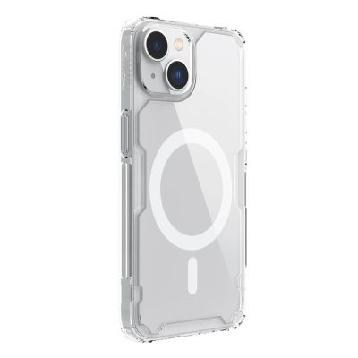 6. Nillkin Nature Pro Magnetische Hülle für iPhone 14 Plus, magnetische MagSafe-Abdeckung, transparent
