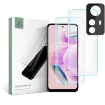Tech-Protect Supreme Set für Xiaomi Redmi Note 12S 2x Panzerglas für Display / Panzerglas für Kamera