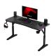 4. Huzaro Hero 3.6 RGB Schwarzer Gaming-Schreibtisch