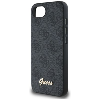 6. Guess 4G Script Logo MagSafe iPhone 16e Hülle - Schwarz