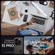 10. Spigen Ultra Hybrid Mag-Hülle mit MagSafe für iPhone 15 Pro – Grau