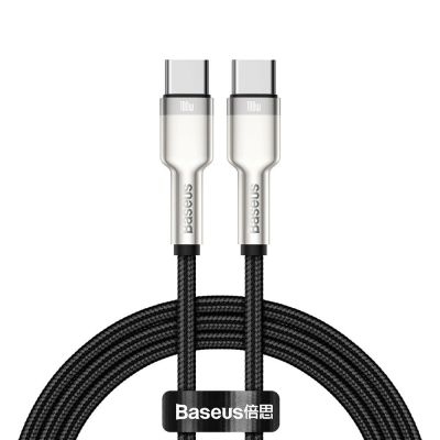 Baseus Cafule Series Metal Data USB-C / USB-C PD QC SCP 100W 5A 1 m Kabel - Schwarz