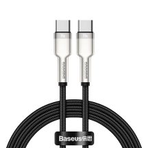 Baseus Cafule Series Metal Data USB-C / USB-C PD QC SCP 100W 5A 1 m Kabel - Schwarz