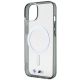 6. BMW Silver Ring MagSafe Hülle für iPhone 14 Plus – transparent