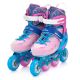 4. Meteor Rollschuhe S 30-33 Loky Pink/Blau