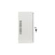 15. Lanberg Rack-Schrank, Wandmontage, 19" 4U+3U, 540x200, flaches Profil, grau (montiert)
