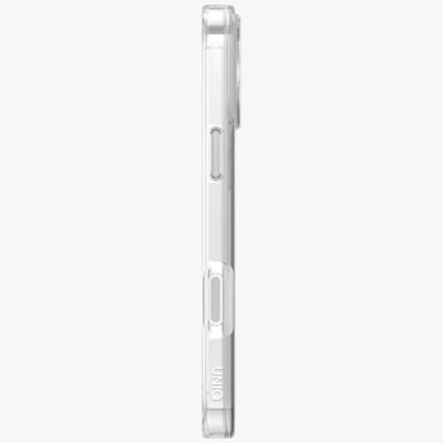 4. Uniq Clario Magclick Ladehülle für iPhone 17 Pro Max – Transparent