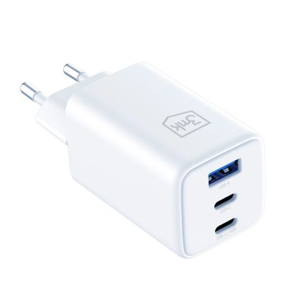 7. USB-C/USB-A 3mk Hyper GaN PD Ladegerät 65W™ – Weiß