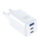 7. USB-C/USB-A 3mk Hyper GaN PD Ladegerät 65W™ – Weiß