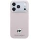 3. Karl Lagerfeld MagSafe-Schutzhülle mit Choupette-Kopf-Motiv aus Metall für iPhone 17 Pro Max / 18 Pro Max – Pink