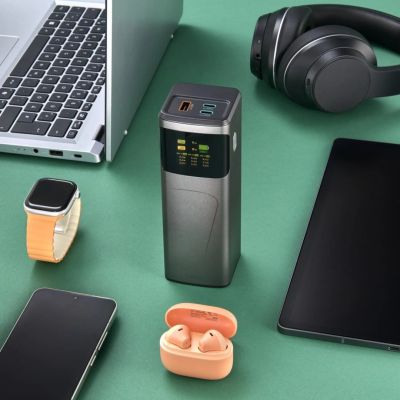 8. Hama Hochleistungs-Lithium-Ionen-Akku (Li-Ion) 20000 mAh, Grau