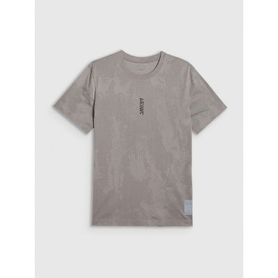 7. Herren-T-Shirt mit Aufdruck, regulär, Größe 4F 4FRAW25TTSHM3385-27A