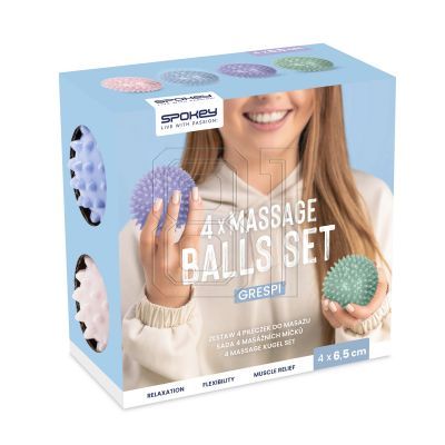 10. Spokey GRESPI Massageball-Set (4 Stk.)