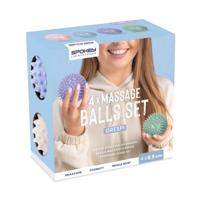 10. Spokey GRESPI Massageball-Set (4 Stk.)