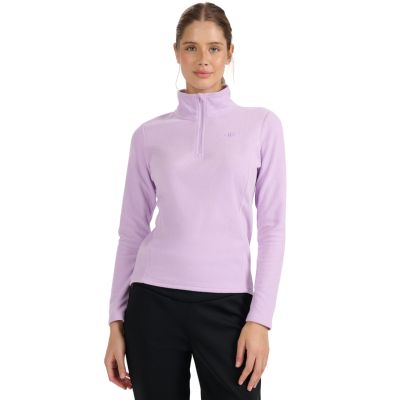 8. Damen-Fleece-Sweatshirt 4F F069 helllila 4FWAW25UFLEF069 52S