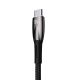 3. Baseus Glimmer Series Schnellladekabel USB-A auf USB-C 100 W 480 Mbit/s 1 m Schwarz