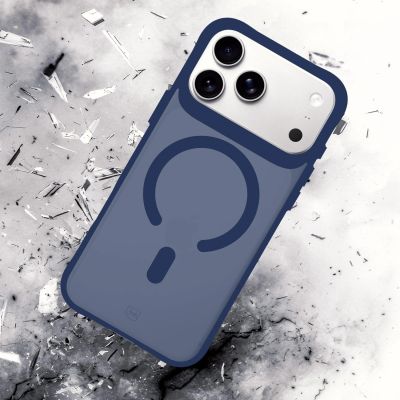 21. 3mk Smoke MagCase für iPhone 17 Pro Max – Blau-Transparent