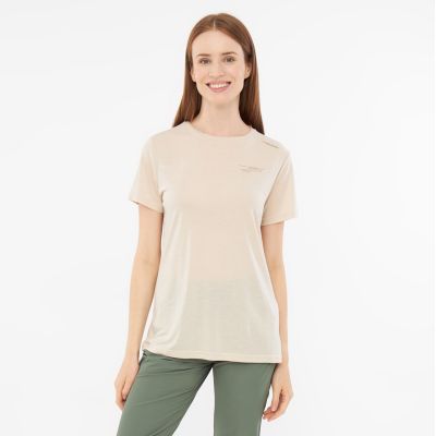 2. Damen-T-Shirt VIKING Morain Lady Bamboo, beige