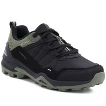 Schwarze, wasserdichte Herren-Trekkingschuhe aus Softshell in Übergröße, DK 17920
