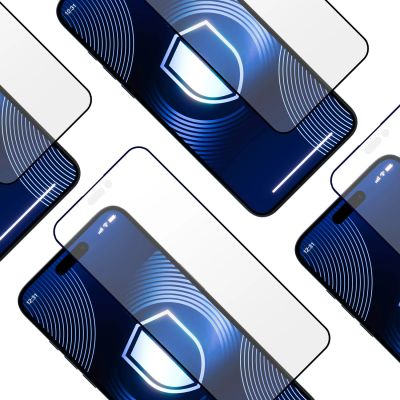 15. 3mk HardGlass Matt Max mattiertes gehärtetes Glas für Apple iPhone 15 Plus