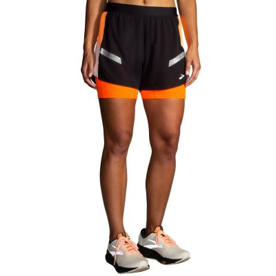 3. Damen Run Visible 4" 2in1 Short 2.0 Laufshorts