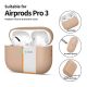 4. Tech-Protect Silikonhülle für AirPods Pro 3 – Beige