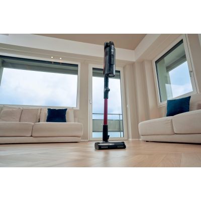 74. Hoover HF610HX 011 Akku-Staubsauger, beutellos, 0,7 l, 650 W, lila, 4 Ah