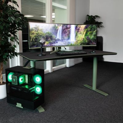 8. Arozzi Gaming-Schreibtisch | Arena Medium | Waldgrün