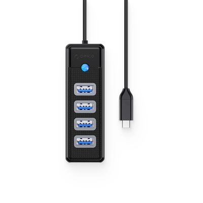2. Orico PW4U-C3 USB-C / 4x USB-A 3.0 Hub - Schwarz