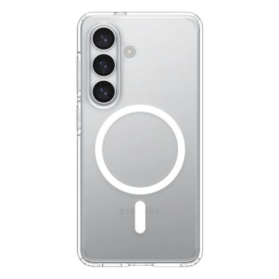 3. Spigen Ultra Hybrid Mag MagSafe Hülle für Samsung Galaxy S26 – Transparent und Weiß