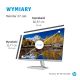 11. HP M27fq QHD Monitor, 68,6 cm (27 Zoll), 2560 x 1440 Pixel, Quad HD LCD, Silber