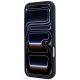 5. BMW M Quadrille Kevlar Metall Logo MagSafe Hülle für iPhone 17 Pro Max / 18 Pro Max - Schwarz